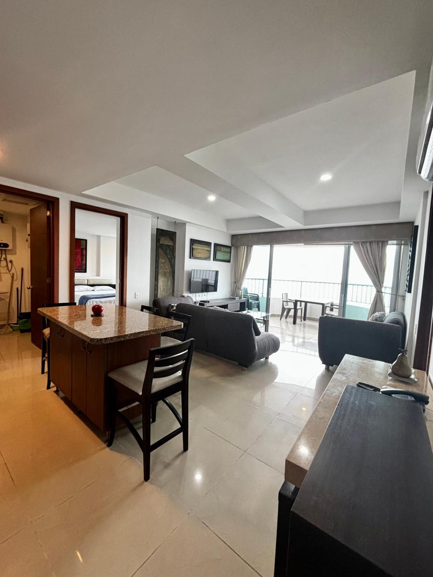 Paraiso En Bocagrande Con Vista Al Mar Cartagena Eksteriør bilde