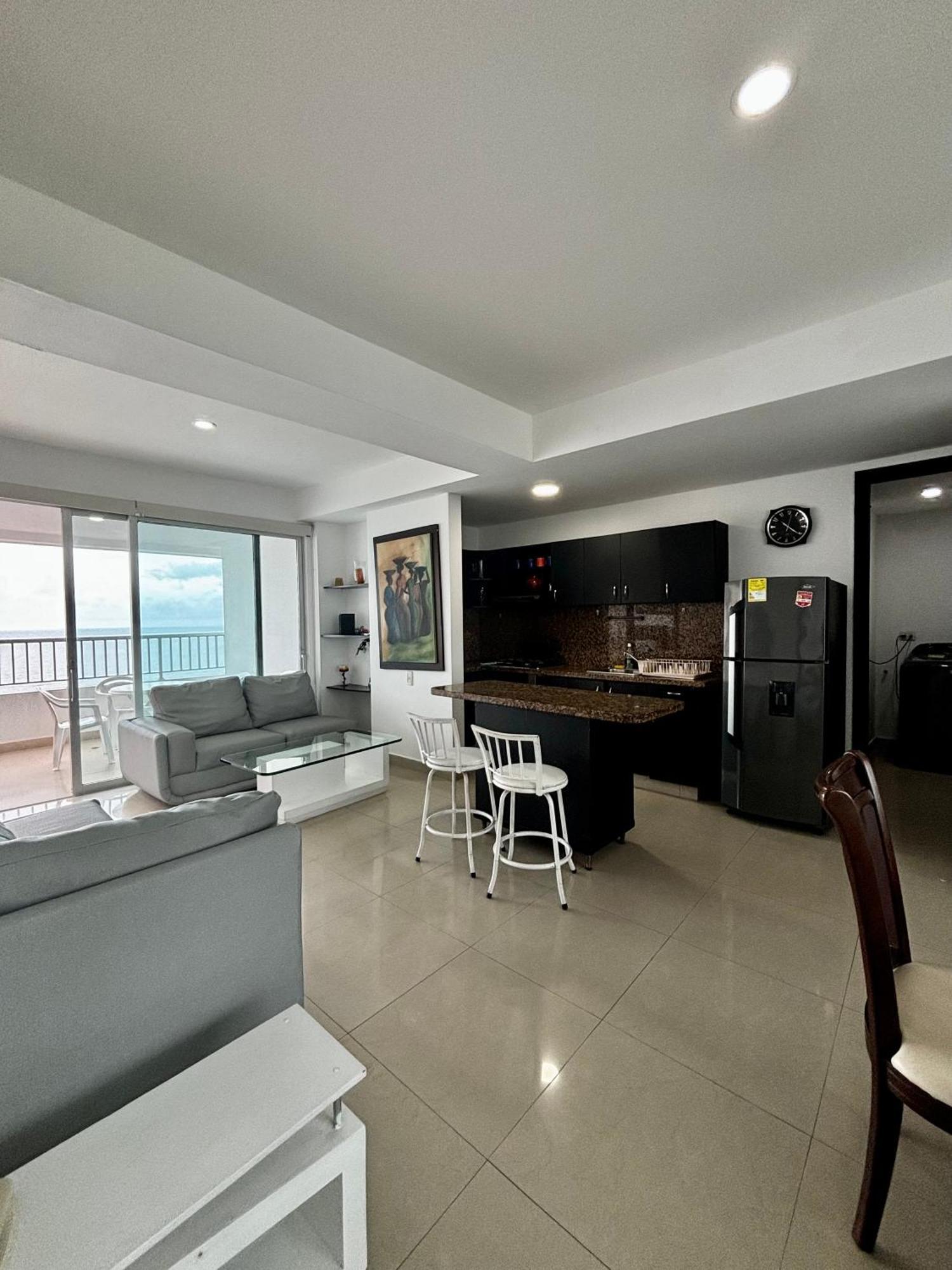 Paraiso En Bocagrande Con Vista Al Mar Cartagena Eksteriør bilde