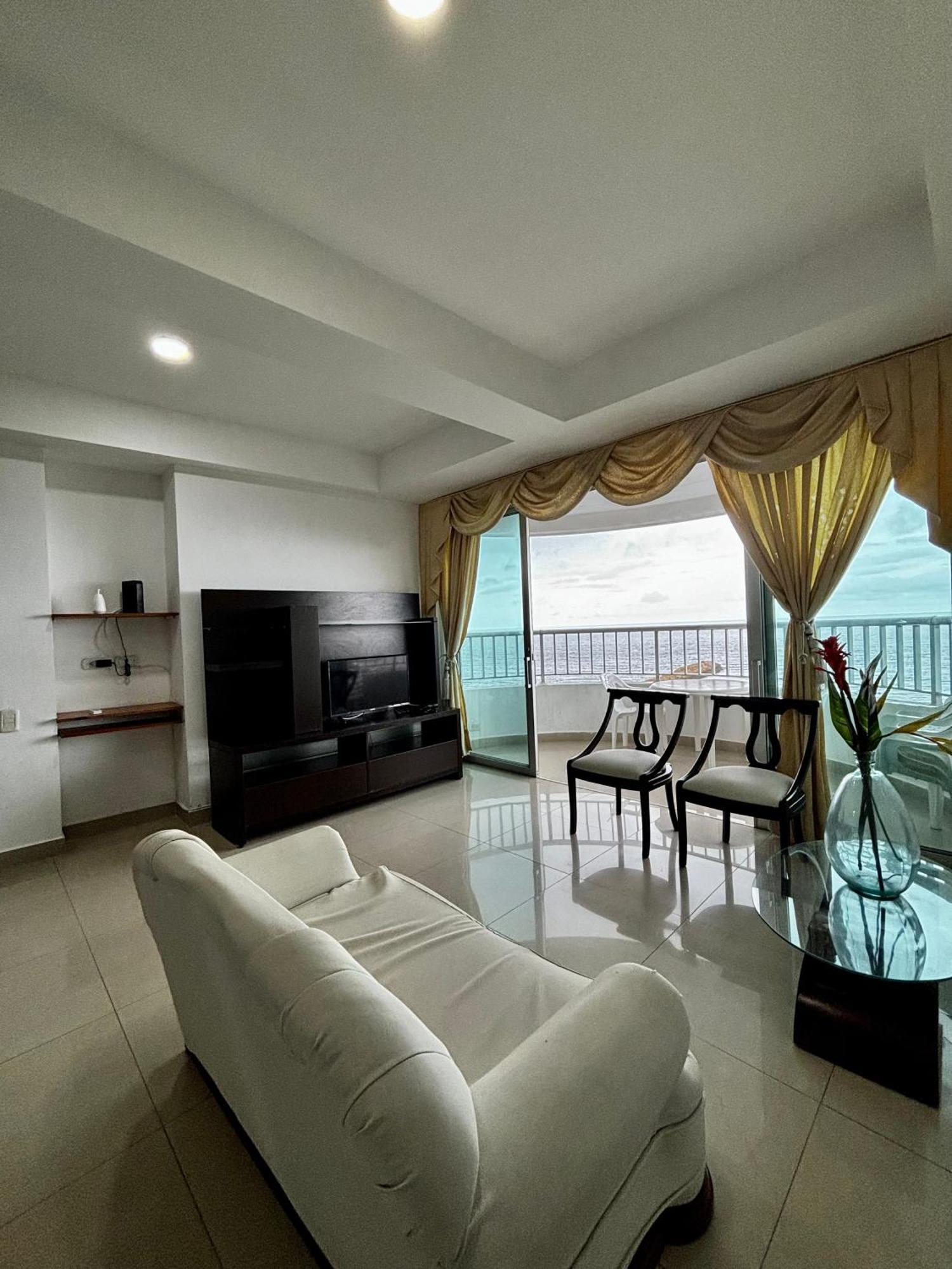 Paraiso En Bocagrande Con Vista Al Mar Cartagena Eksteriør bilde